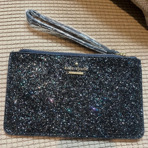 kate spade Handbags - NWOT Kate Spade Glitter Wristlet Pouch